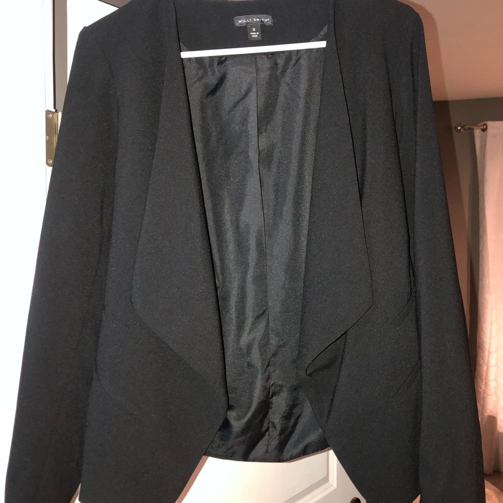 Black office blazer